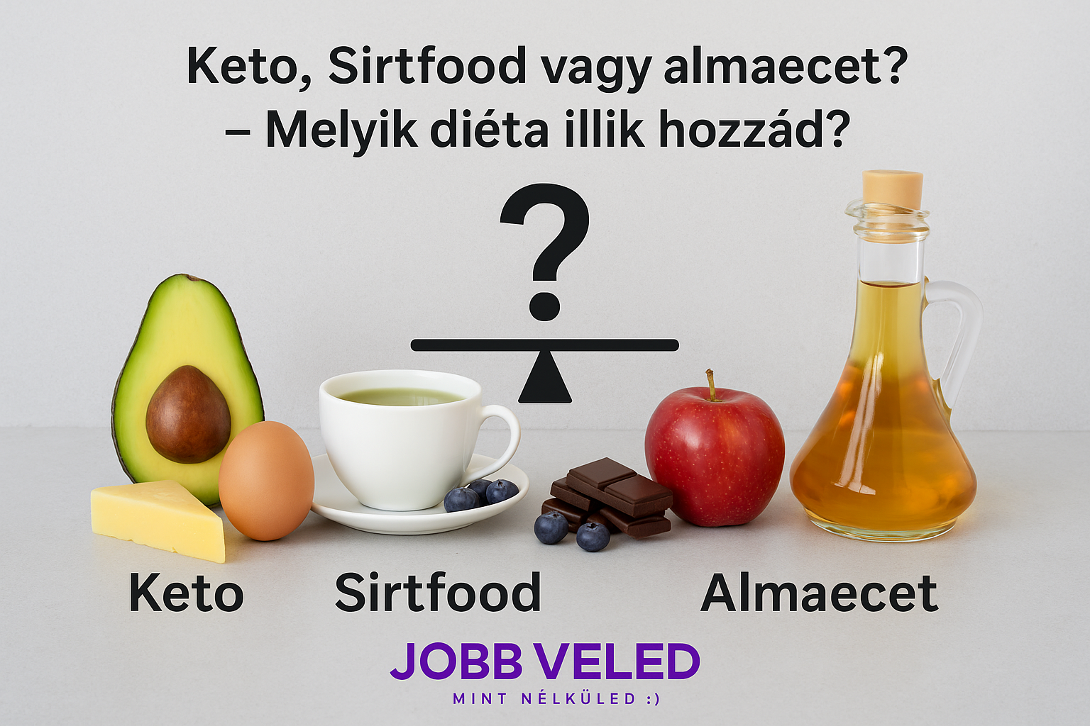 Keto, Sirtfood vagy almaecet? – Melyik diéta illik hozzád?